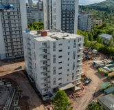 Ход строительства дома 4 в ЖК Белый квартал на Свободном -