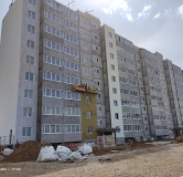 Ход строительства дома Поз. 2 в ЖК Юго-Западный -