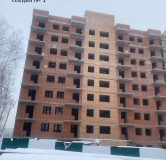 Ход строительства дома 1 в ЖК Спутник -