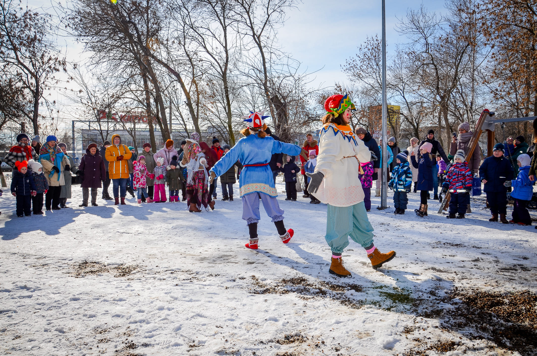 1 марта в ЖК «Москва Град» состоялись проводы зимы и Масленица - фото 1