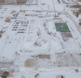 Ход строительства дома 14, корпус 1 в ЖК Остров-сад -