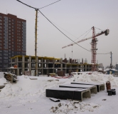 Ход строительства дома 5 в ЖК Тайгинский Парк -