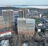 Ход строительства дома 1.1-1.4 в ЖК Теплые Кварталы -