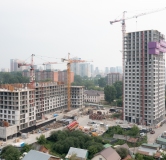 Ход строительства дома 1 в ЖК Страна. Тополёвая -