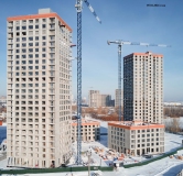 Ход строительства дома 56 (ГП 2.4) в ЖК Кедровый берег -