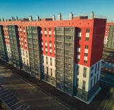 Ход строительства дома 49а в ЖК Вишневая Горка -