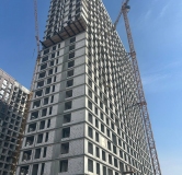 Ход строительства дома 2 в ЖК Роща -