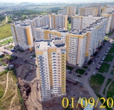 Ход строительства дома № 14 в Микрорайон Нанжуль-Солнечный -
