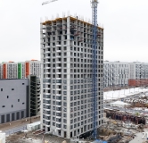 Ход строительства дома № 117, корпус 13 (4Б) в ЖК Фатера -
