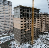 Ход строительства дома Литер 17 в ЖК Красная площадь -