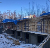 Ход строительства дома 1 в ЖК М2 Иркутск (М2 Residence) -