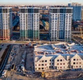 Ход строительства дома 38 в ЖК Галактика. Премиум -