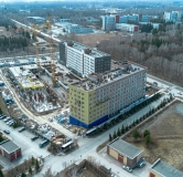 Ход строительства дома 2 в ЖК Базилик -