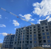 Ход строительства дома 29 (ГП-1) в ЖД Рассвет -