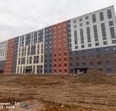 Ход строительства дома 59, корпус 1 в ЖК Патриот -