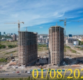 Ход строительства дома № 5.2 в ЖК Новоостровский -