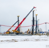 Ход строительства дома № 1 в ЖК GloraX Premium Гребной канал -