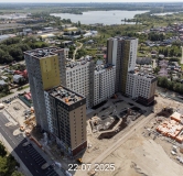 Ход строительства дома № 109, корпус 1 (ГП-73) в ЖК Беринг -