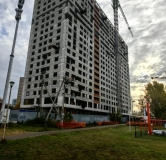 Ход строительства дома блок Б в ЖК Лазурный -