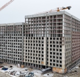 Ход строительства дома Инновационный (ГП-24) в Микрорайон Домашний -