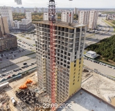 Ход строительства дома № 2, ГП-72.212 в ЖК Прео -