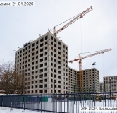 Ход строительства дома 3А.2 в ЖК ЛСР.Большая Охта -