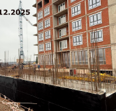 Ход строительства дома Литер 1, секция А в ЖК Космо -