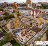 Ход строительства дома 1 в ЖК Citatum -