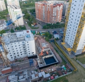 Ход строительства дома 12.1 в ЖК Курчатова -