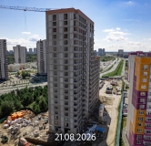 Ход строительства дома 12 в ЖК Прео-8 -