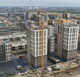 Ход строительства дома Литер 19 в ЖК Народные Кварталы -