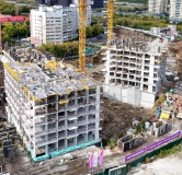 Ход строительства дома № 42, корпус 1 в ЖК Страна.Прибрежная -