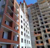 Ход строительства дома 1 в ЖК Крылья -