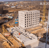 Ход строительства дома Позиция 15 в ЖК Бабяково -