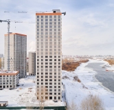 Ход строительства дома 50 (ГП 2.1) в ЖК Кедровый берег -