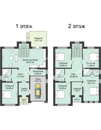 5 комнатный коттедж 240 м² - КП Ясная Поляна