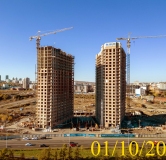 Ход строительства дома № 5.2 в ЖК Новоостровский -