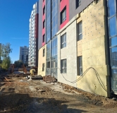 Ход строительства дома 3 (з/у 39) в ЖК Виноград -