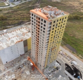 Ход строительства дома № 1456, ГП-72.101 в ЖК Мириады -