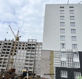 Ход строительства дома 2 в ЖК Флэт168 -