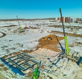Ход строительства дома 21 в ЖК Берег -