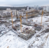 Ход строительства дома 1 в ЖК Береговой -