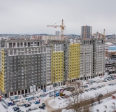 Ход строительства дома 17 в ЖК Юг на Беляева -