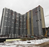 Ход строительства дома 309а, корпус 1 (секция 5, 5 этап) в ЖК Мир -