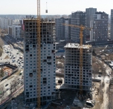 Ход строительства дома 1 в ЖК Милый Дом -