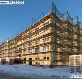 Ход строительства дома 1 в ЖК Пулково Лейк (Пулково Lake) -