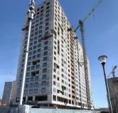 Ход строительства дома блок Б в ЖК Лазурный -