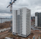 Ход строительства дома 7, строение 6 в ЖК КБС Берег -