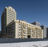 Ход строительства дома № 4, корпус 2 (ГП-8) в ЖК Октябрьский на Туре -