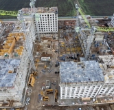 Ход строительства дома Литер 1, квартал 1.5 в ЖК Первое место -